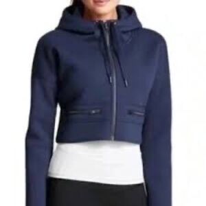 Athleta Fuse Crop Hoodie NEW